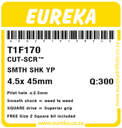 T1F170 - Cut Screw -T1F170_Label_T